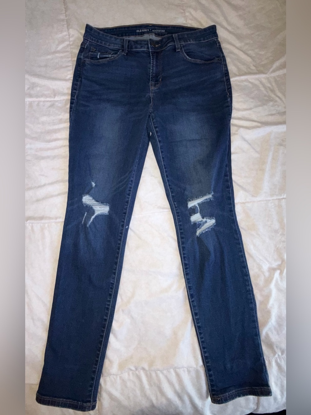 Old Navy 12 rockstar jeans
